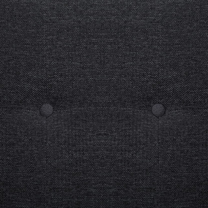 Sofa Bed with Armrest Dark Grey Polyester