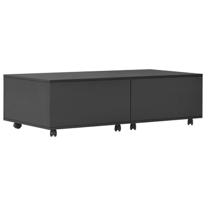 Coffee Table High Gloss Black 120x60x35 cm