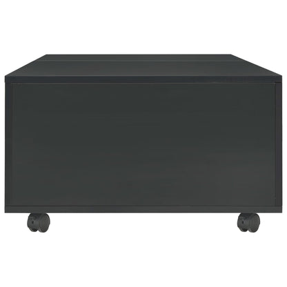 Coffee Table High Gloss Black 120x60x35 cm