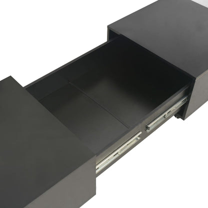 Coffee Table High Gloss Black 120x60x35 cm