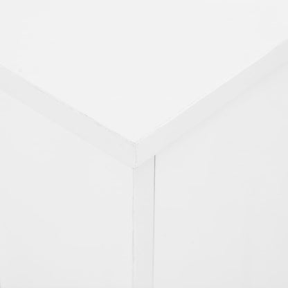 Extendable Dining Table High Gloss White 175x90x75 cm