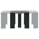 Etendable Dining Table High Gloss -Black
