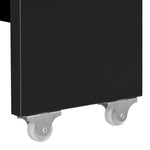 Etendable Dining Table High Gloss -Black