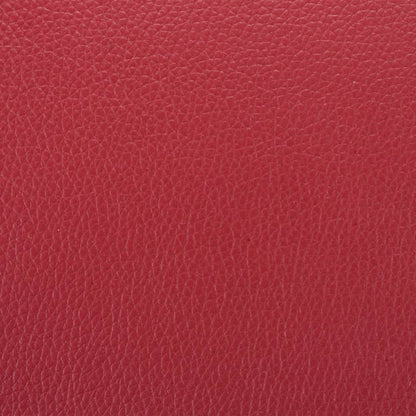 TV Armchair Wine Red Faux Leather