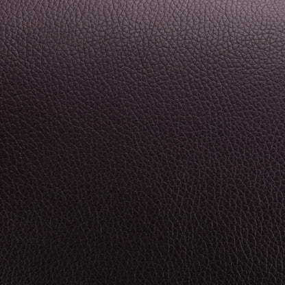 Reclining Chair with Footstool Brown Faux Leather