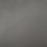 Reclining Chair with Footstool Grey Leather