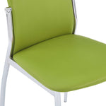Dining Chairs 4 pcs Green faux Leather