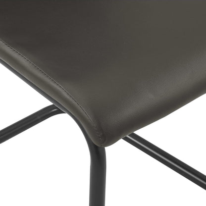 Dining Chairs 4 pcs Brown Faux Leather