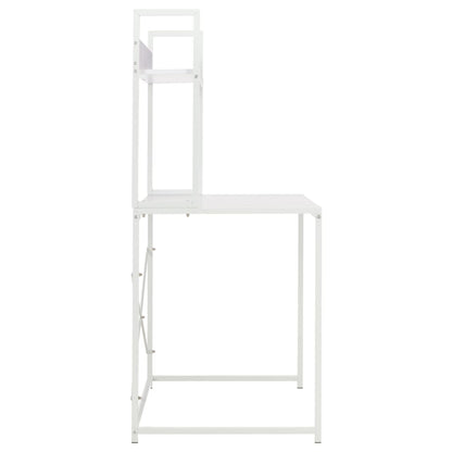Computer Desk White 120x60x138 cm