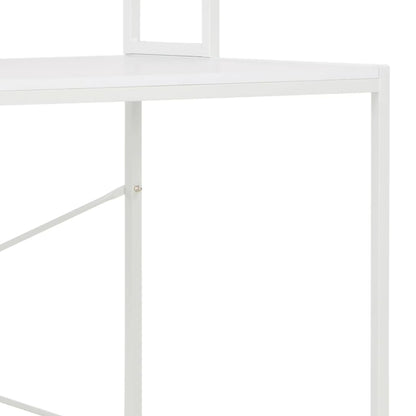 Computer Desk White 120x60x138 cm