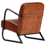 Relax Armchair Brown Real Leather