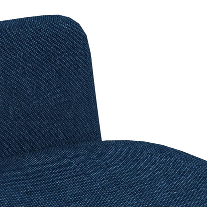 Dining Chairs 2 pcs Blue Fabric