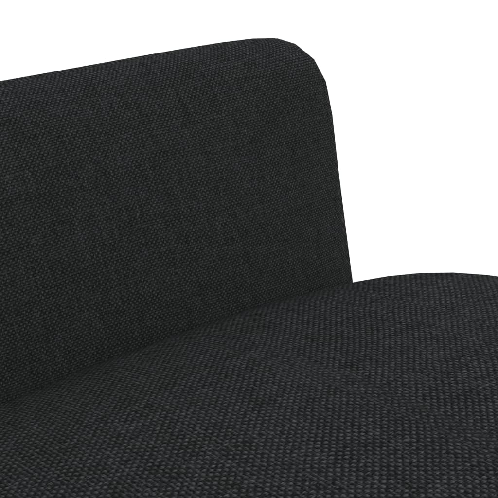 Dining Chairs 2 pcs Black Fabric
