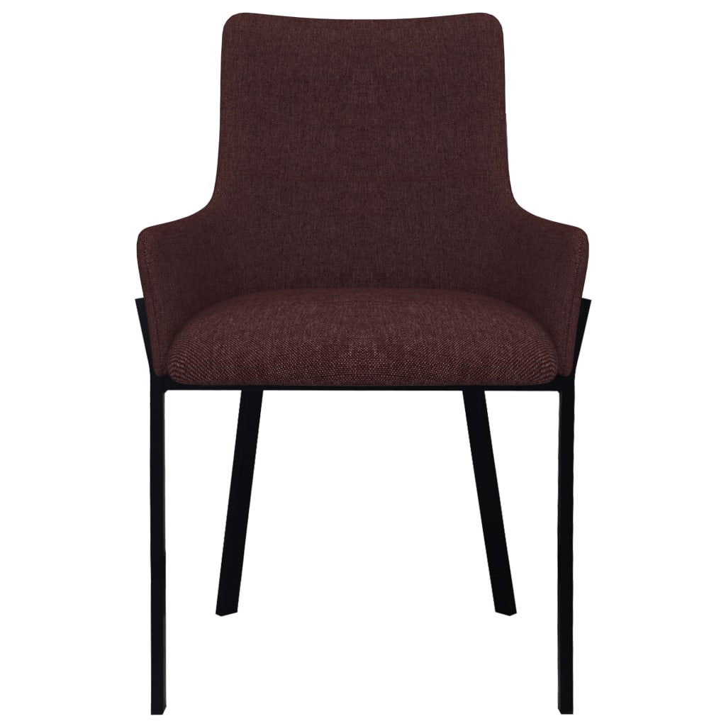 Dining Chairs 2 pcs Wine Fabric