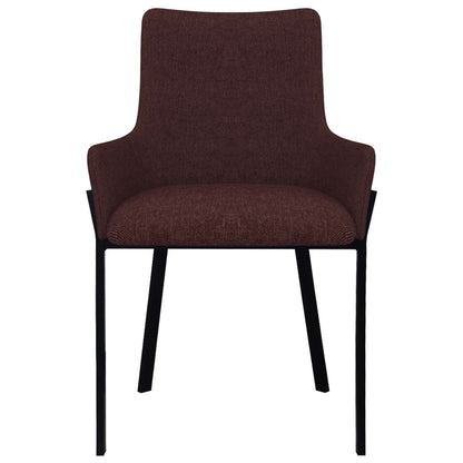 Dining Chairs 2 pcs Wine Fabric