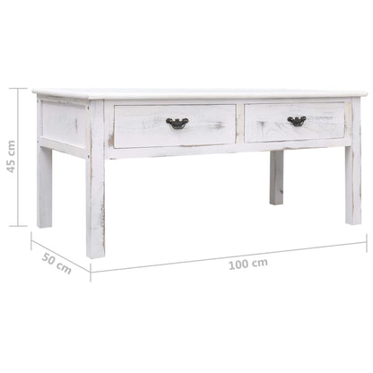 Coffee Table Antique -White
