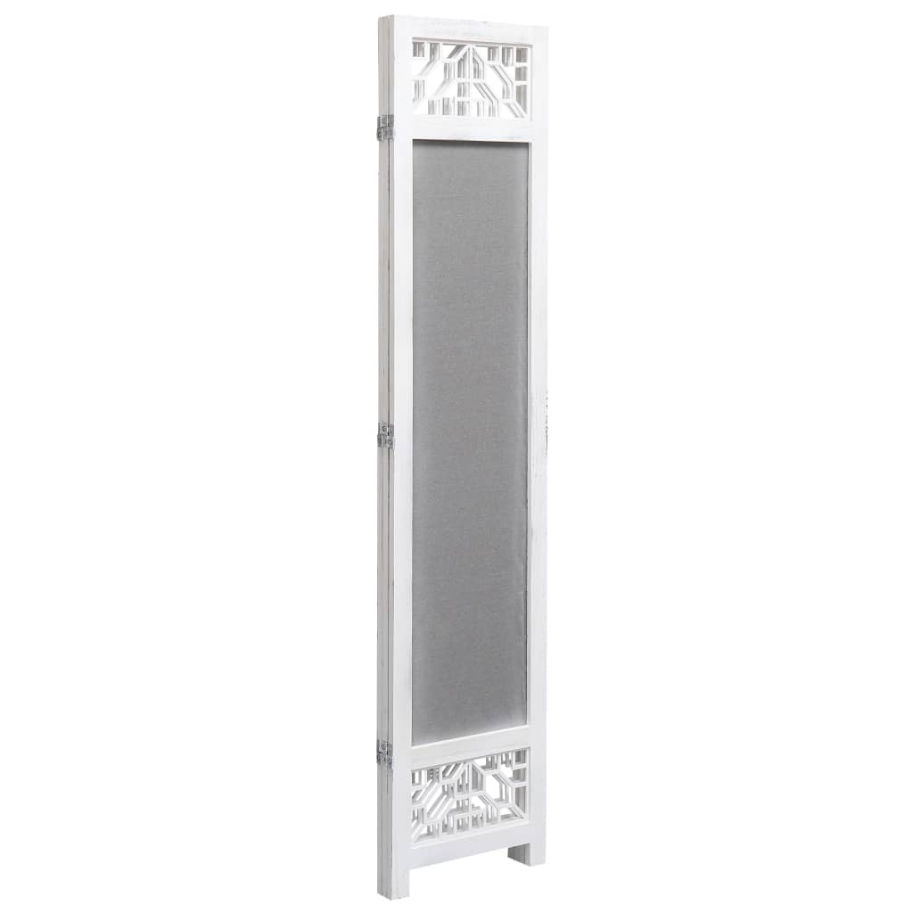 3-Panel Room Divider Grey