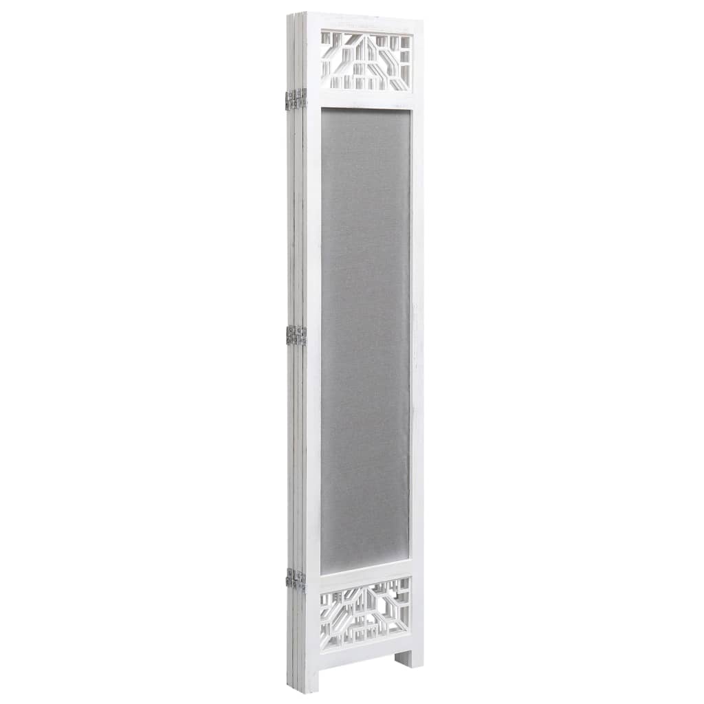 5-Panel Room Divider Grey