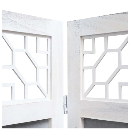 5-Panel Room Divider Grey