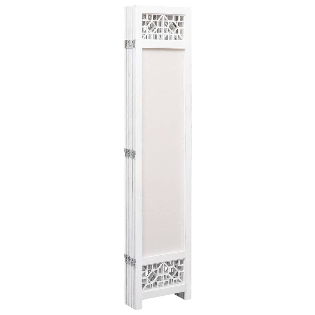 6-Panel Room Divider Cream