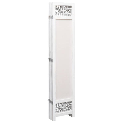 6-Panel Room Divider Cream