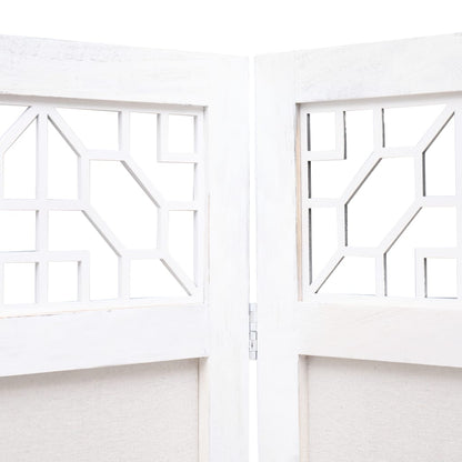 6-Panel Room Divider Cream