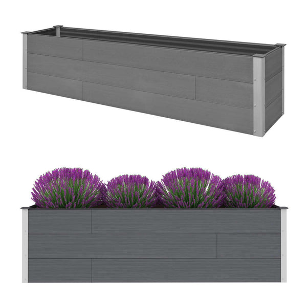  Garden Planter Grey - WPC