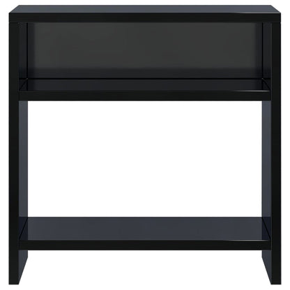 Bedside Cabinet High Gloss Black 40x30x40 cm Chipboard