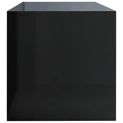TV Cabinet High Gloss Black 120x40x40 cm Chipboard