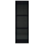 Book Cabinet/TV Cabinet High Gloss Black Chipboard