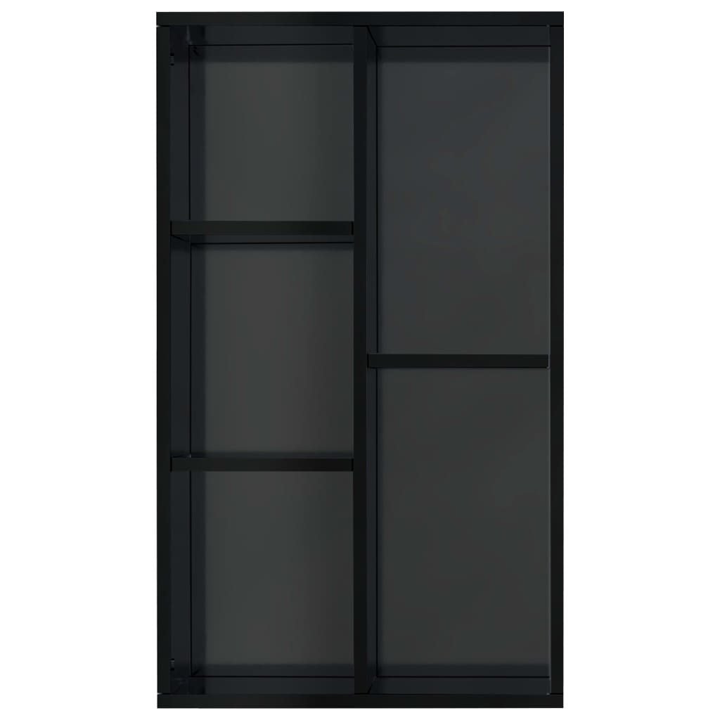 Book Cabinet/Sideboard High Gloss Black 45x25x80 cm Chipboard
