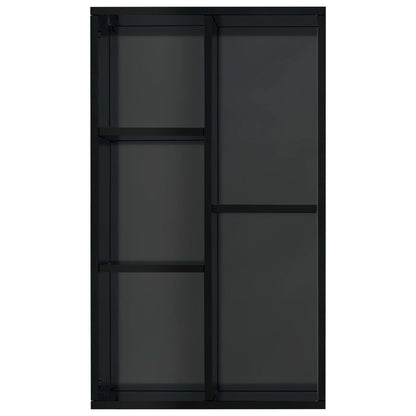 Book Cabinet/Sideboard High Gloss Black 45x25x80 cm Chipboard