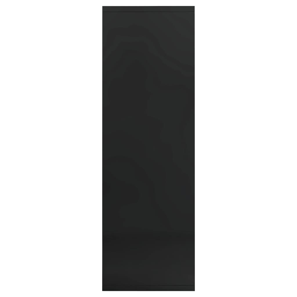 Book Cabinet/Sideboard High Gloss Black 45x25x80 cm Chipboard