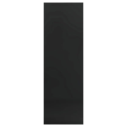 Book Cabinet/Sideboard High Gloss Black 45x25x80 cm Chipboard