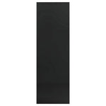 Book Cabinet/Sideboard High  Gloss Black Chipboard