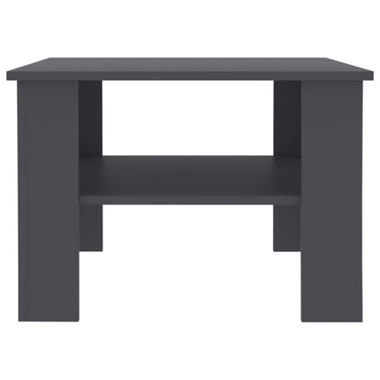 Coffee Table Grey 60x60x42 cm Chipboard