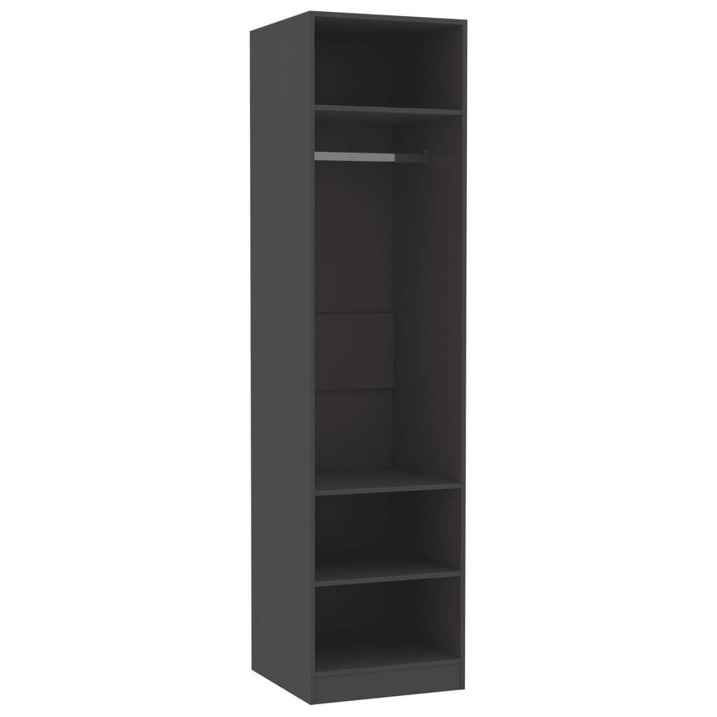 Wardrobe Grey 50x50x200 cm Chipboard