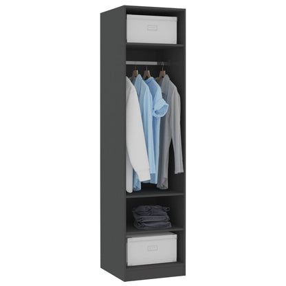 Wardrobe Grey 50x50x200 cm Chipboard