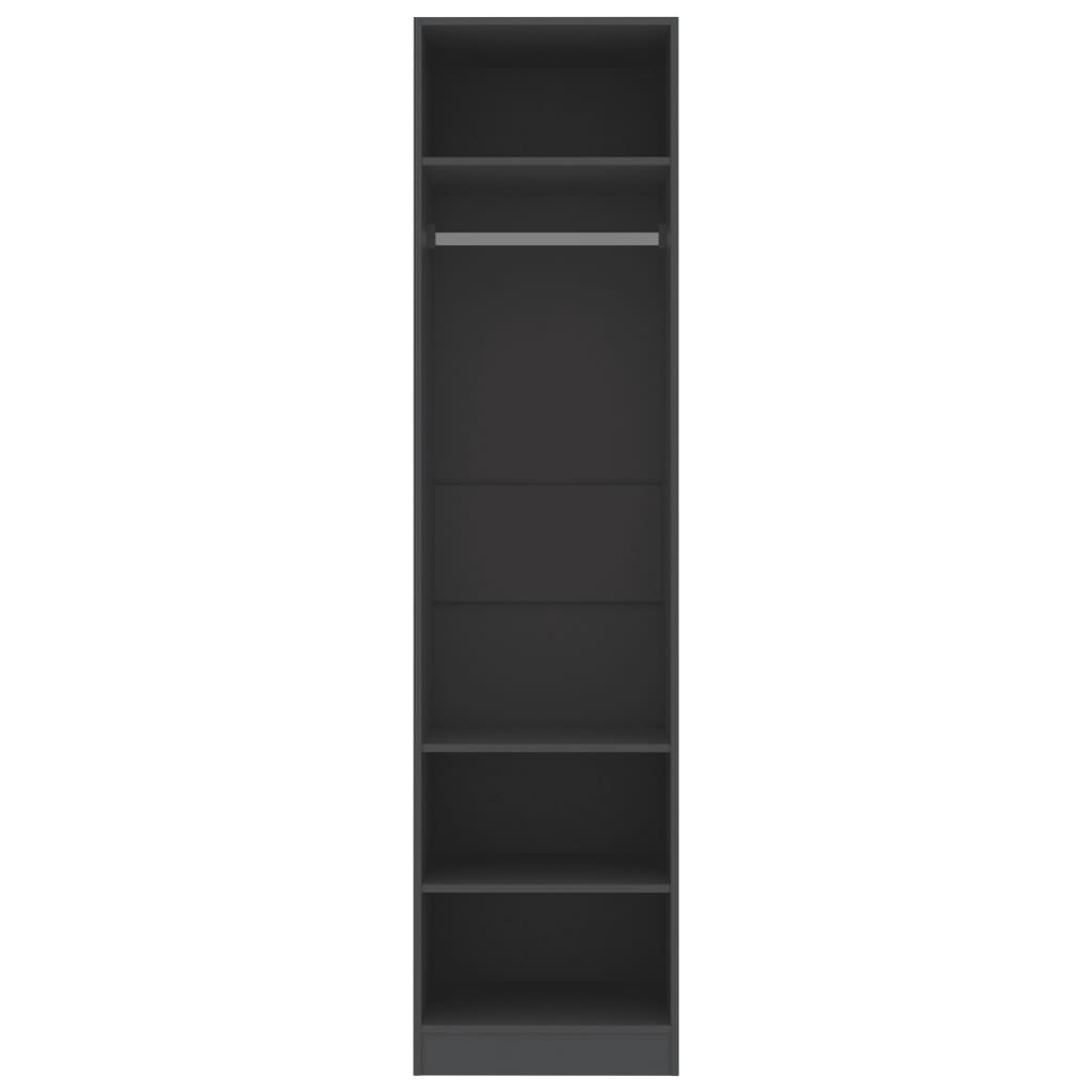 Wardrobe Grey 50x50x200 cm Chipboard