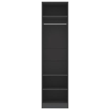 Wardrobe Grey 50x50x200 cm Chipboard