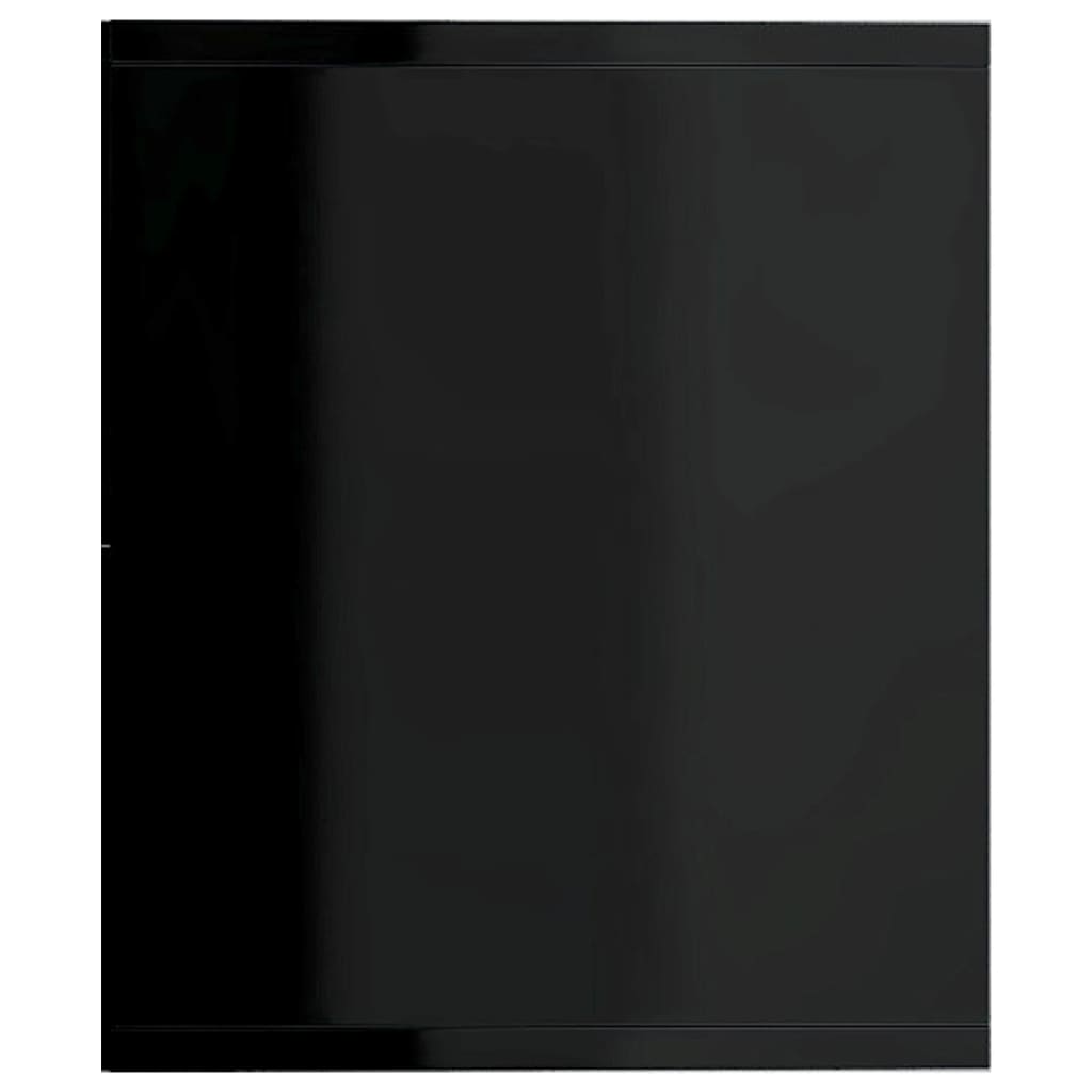 Book Cabinet/TV Cabinet High Gloss Black 143x30x36 cm