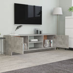 TV Cabinet Concrete  Grey Chipboard