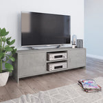 TV Cabinet Concrete  Grey Chipboard
