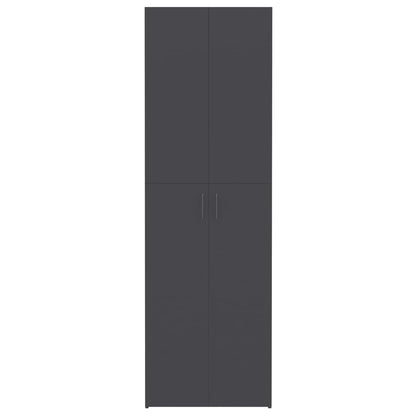 Office Cabinet Grey 60x32x190 cm Chipboard