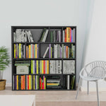 Room Divider/Book Cabinet Grey Chipboard