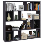 Room Divider/Book Cabinet Grey Chipboard