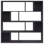 Room Divider/Book Cabinet Grey Chipboard
