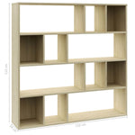 Room Divider/Book Cabinet Sonoma Oak Chipboard