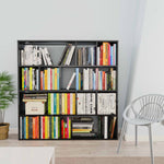 Room Divider/Book Cabinet High Gloss Grey Chipboard