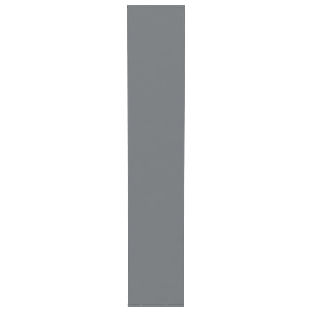Shoe Cabinet Grey 54x34x183 cm Chipboard